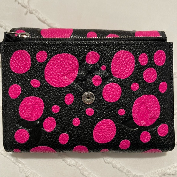 Louis Vuitton x Yayoi Kusama victorine wallet pink and black - Picture 8 of 16